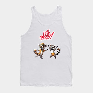 lets party with dancing lemur Tank Top